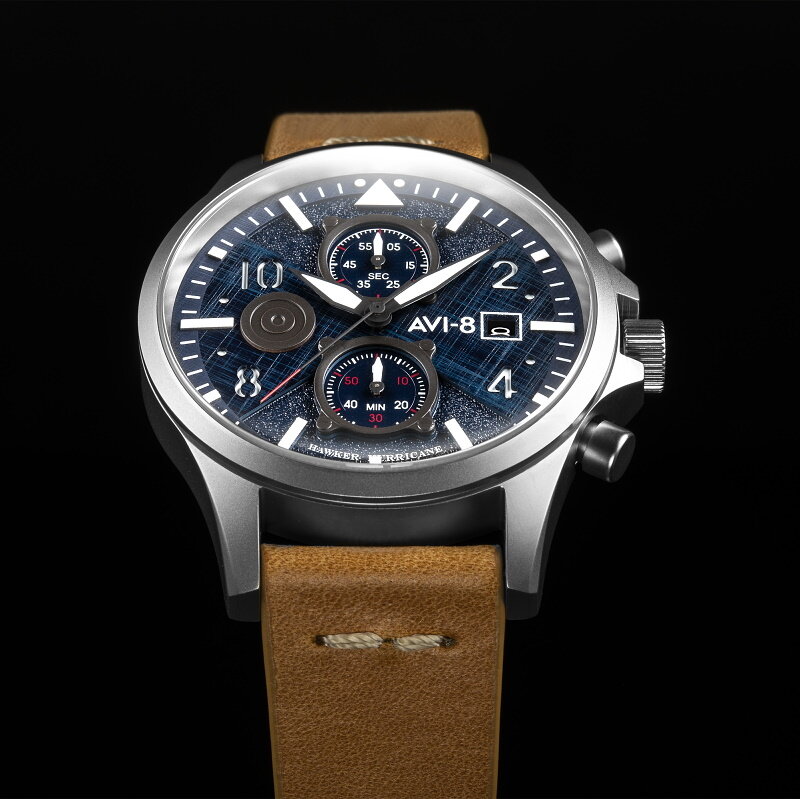 AVI-8 Hawker Hurricane AV-4068-02 Chronograaf Bulman Horlogewatch.nl