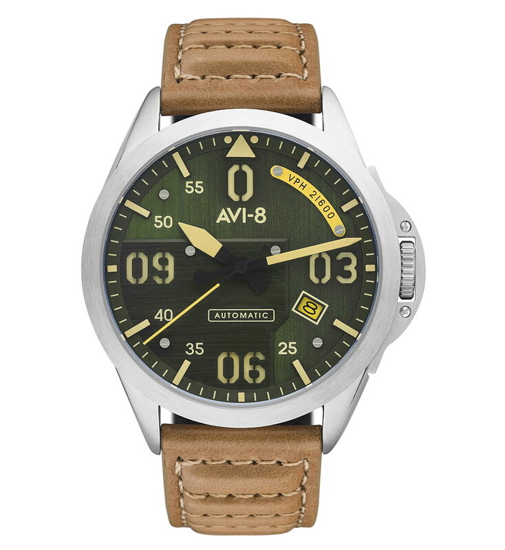 AVI-8 P-51 Mustang Bottisham AV-4069-02 Automatic Horlogewatch.nl