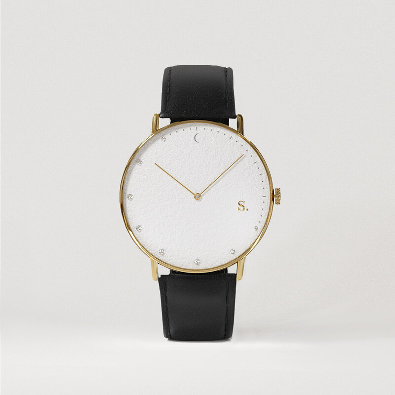 Sandell Bright Day Black Leather Horlogewatch.nl