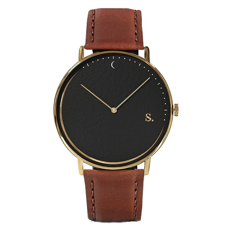 Sandell Night Signature - Brown Leather Horlogewatch.nl