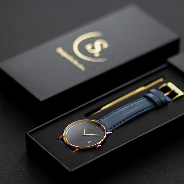 Sandell Night Signature Blue Vegan Horlogewatch.nl