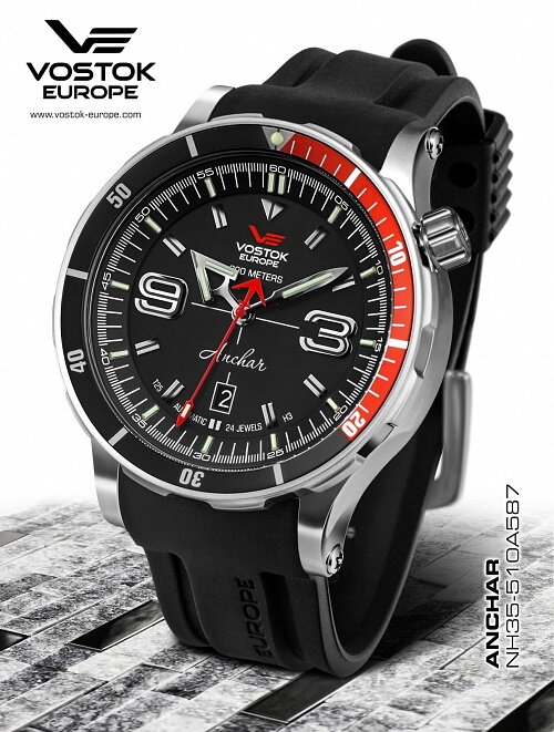 Vostok Europe Anchar Automatic NH35A-510A587 Horlogewatch.nl