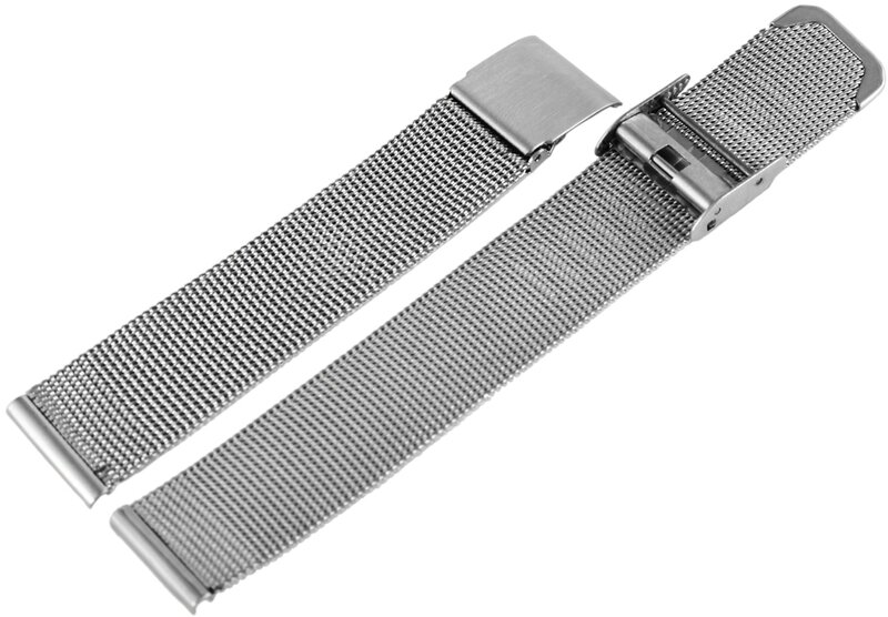 Horlogeband Mesh Zilver 18mm Horlogewatch.nl