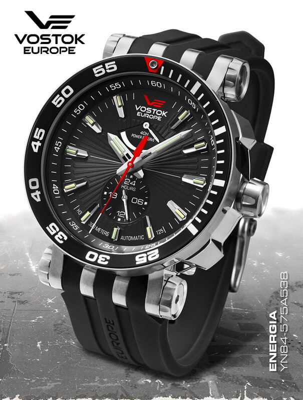 Vostok Europe Energia Rocket Automatic Power Reserve YN84-575A538 Horlogewatch.nl