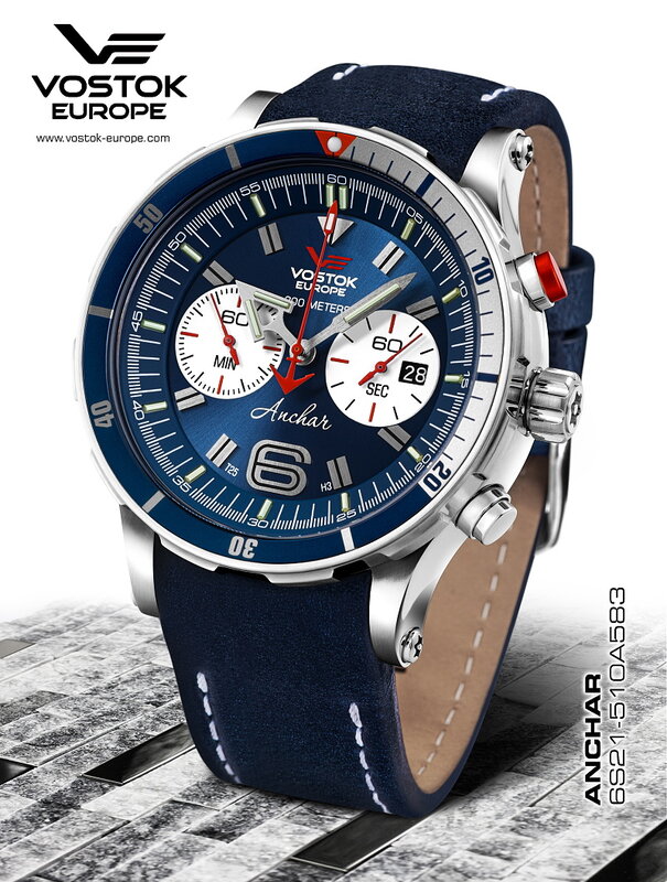 Vostok Europe Anchar Chronograph Quartz 6S21-510A583 Horlogewatch.nl