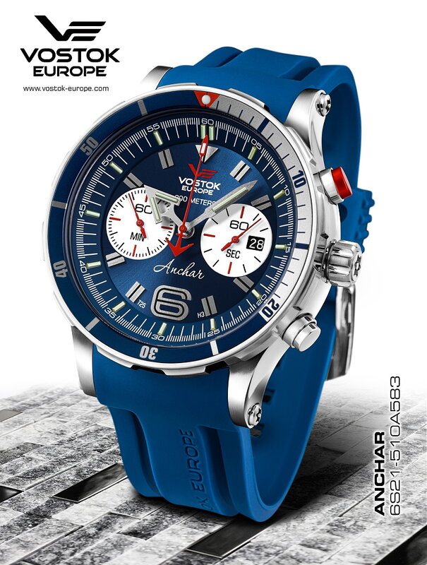 Vostok Europe Anchar Chronograph Quartz 6S21-510A583 Horlogewatch.nl