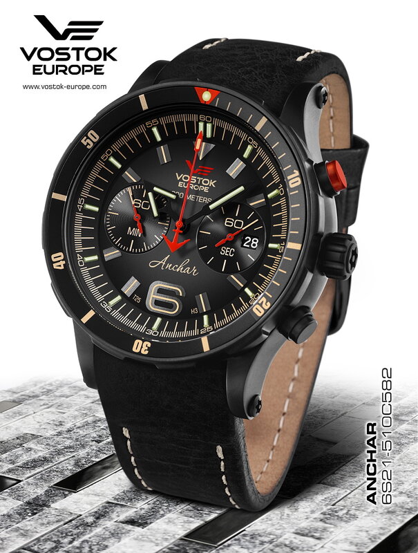 Vostok Europe Anchar Chronograph Quartz 6S21-510C582 Horlogewatch.nl