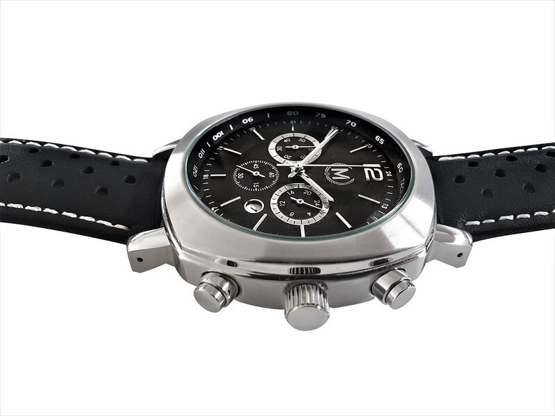 Marchand Grandsport Chronograph Black Strap Horlogewatch.nl