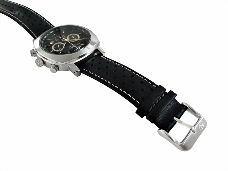 Marchand Grandsport Chronograph Black Strap Horlogewatch.nl