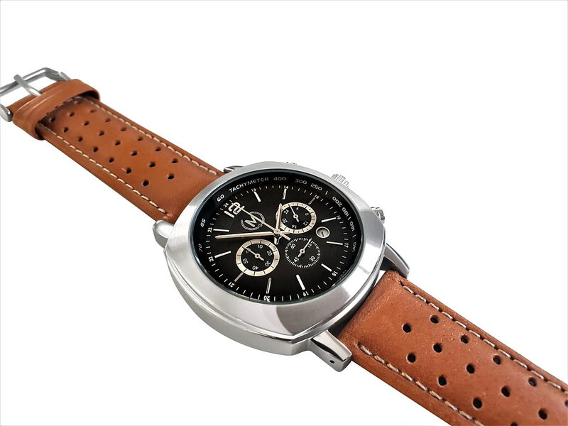 Marchand Grandsport Chronograph Tan Strap Horlogewatch.nl