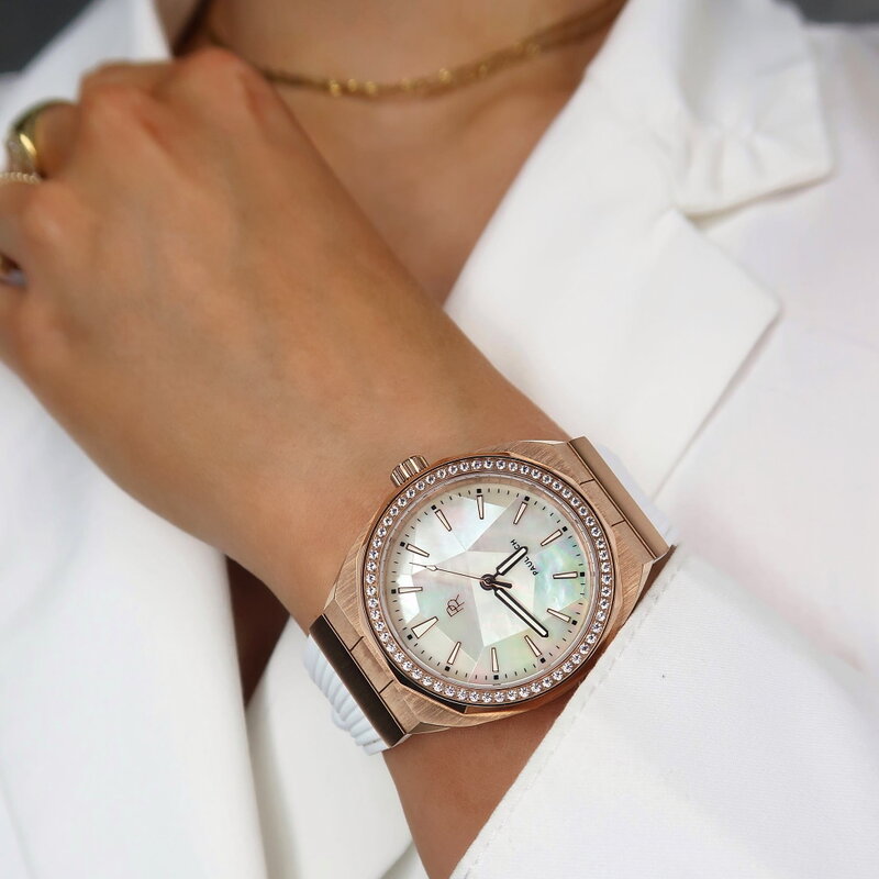 Paul Rich Heart Of The Ocean White Rose Gold Horlogewatch.nl