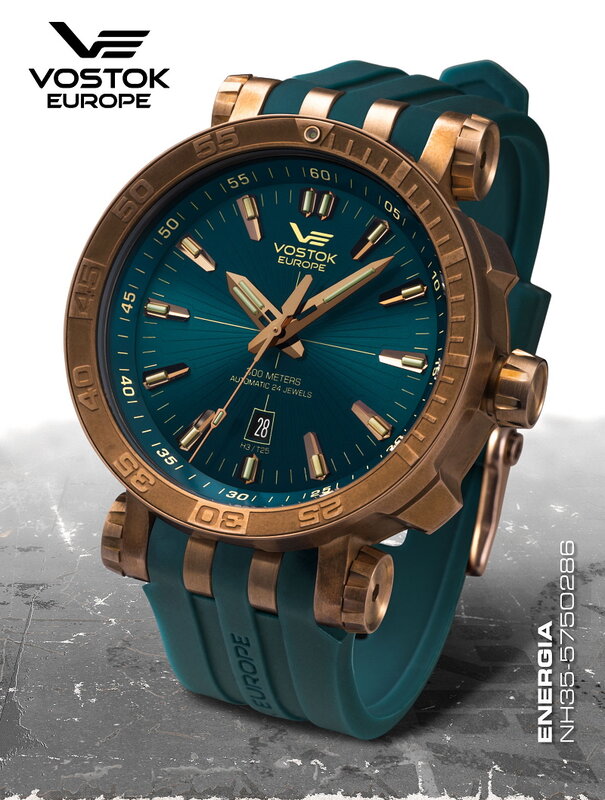 Vostok Europe Energia Rocket Bronze Automatic NH35A-575O286 Horlogewatch.nl