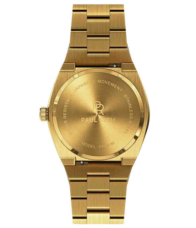 Paul Rich Frosted Star Dust Gold 42mm Horlogewatch