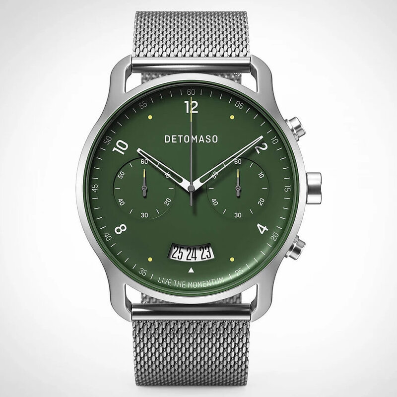 Detomaso Sorpasso Chronograph Green D02-01-06 Horlogewatch image_link