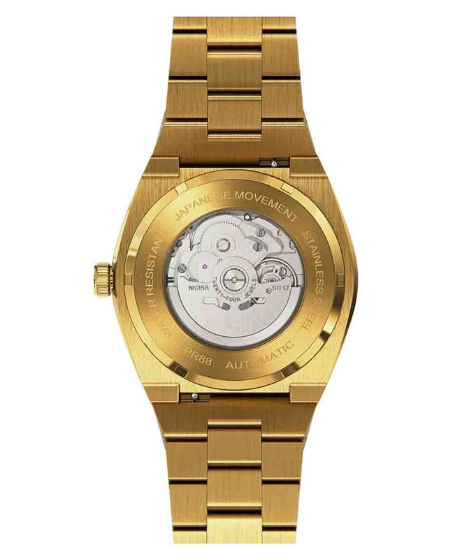 Paul Rich Frosted Star Dust Gold Automatic 42mm Horlogewatch