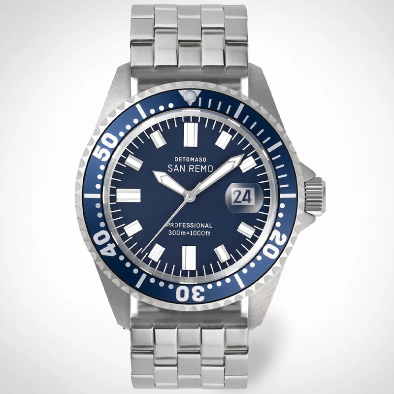 Detomaso San Remo Diver Automatic Silver D05-03-01 Horlogewatch image_link