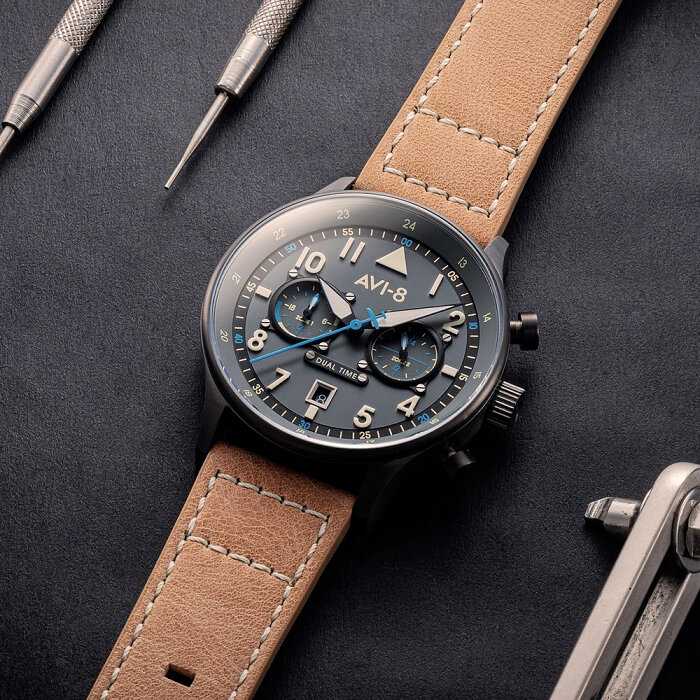 AVI-8 Hawker Hurricane AV-4088-04 Carey Dual Time Orissa Horlogewatchnl