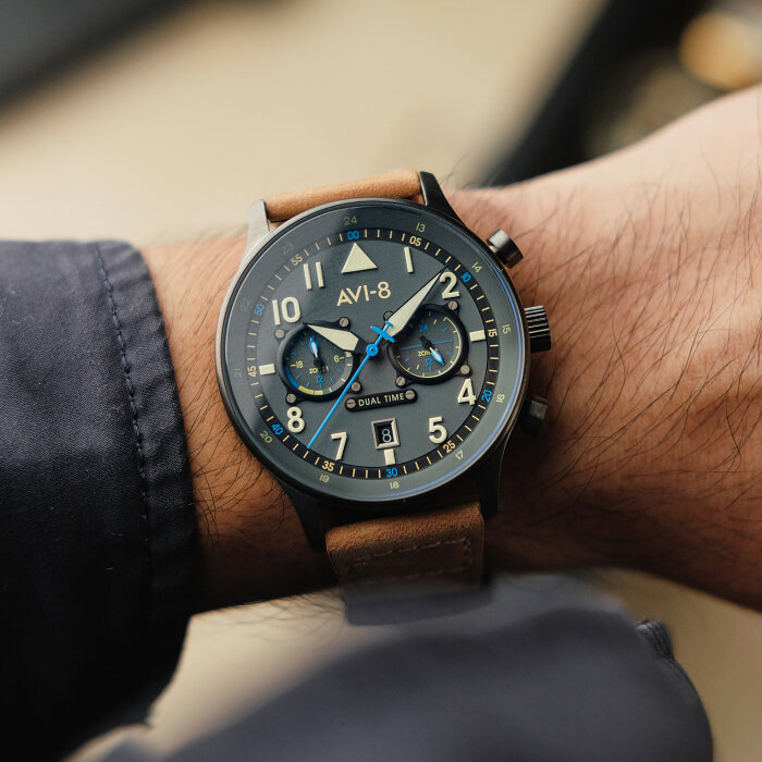 AVI-8 Hawker Hurricane AV-4088-04 Carey Dual Time Orissa Horlogewatchnl