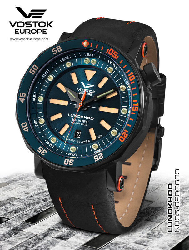 Vostok Europe Lunokhod 2 Automatic NH35A-​620C633 Horlogewatch