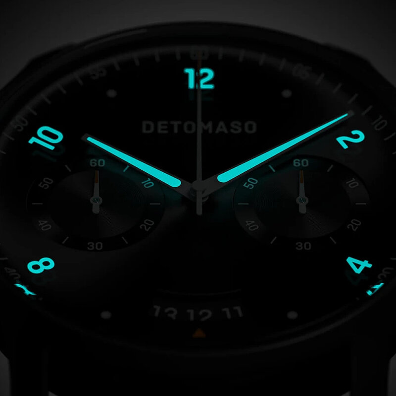 Detomaso Sorpasso Chronograph Limited Edition Black Night D02-13-11 Horlogewatch