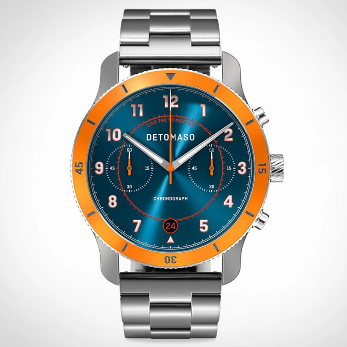 Detomaso Venture Chronograph Limited Edition Blue Orange D11-03-31_Horlogewatch_image_link