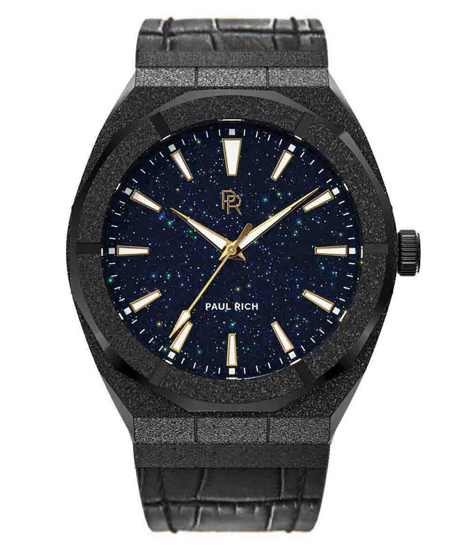 Paul Rich Frosted Star Dust Black Leather 45 mm_horlogewatch_image_link