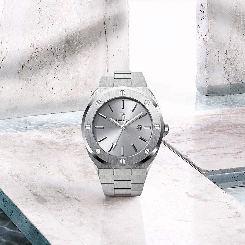 Paul Rich Apollos Silver 42 mm Horlogewatch