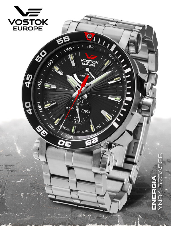 Vostok Europe Energia Rocket Automatic Power Reserve YN84-575A538b Horlogewatch