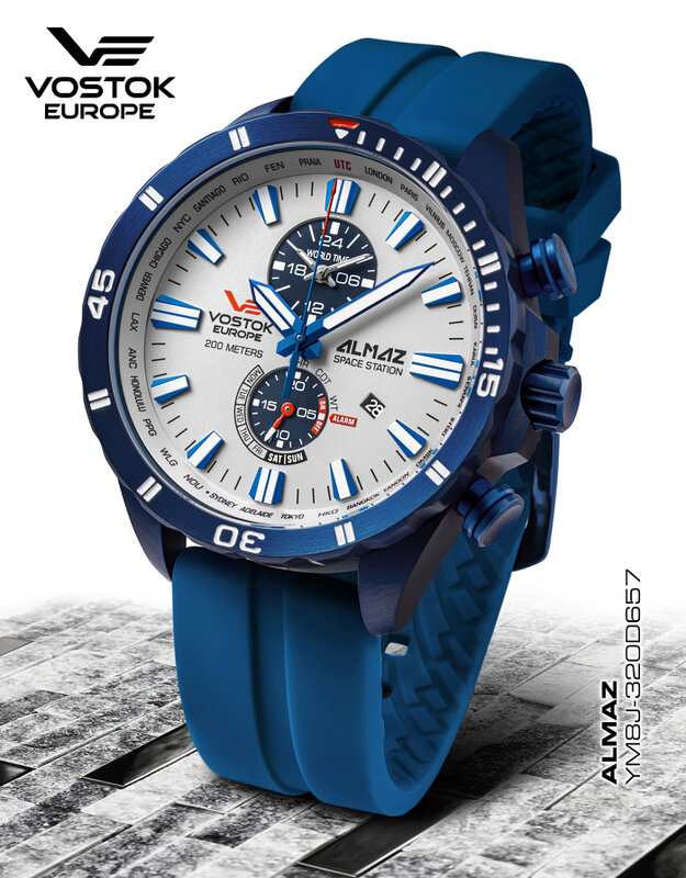 Vostok Europe Almaz Multifunction YM8J-​320D657 Horlogewatch