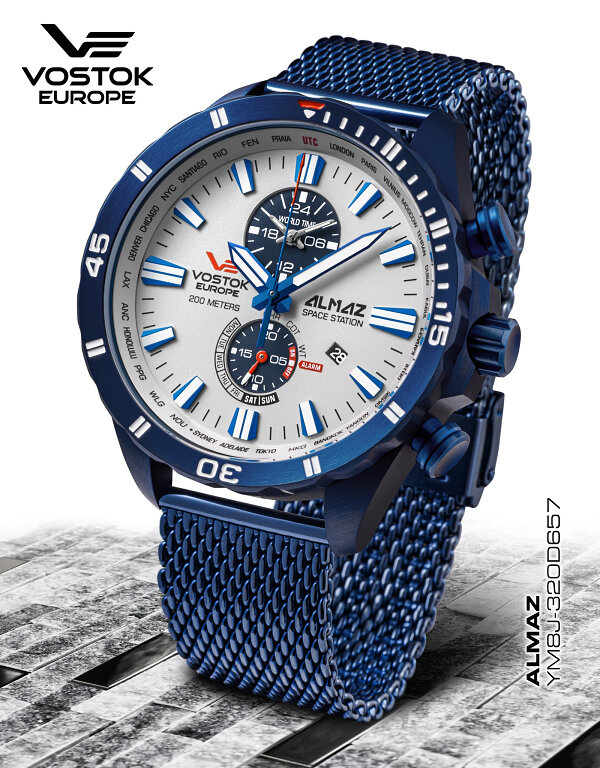 Vostok Europe Almaz Multifunction YM8J-​320D657B Horlogewatch