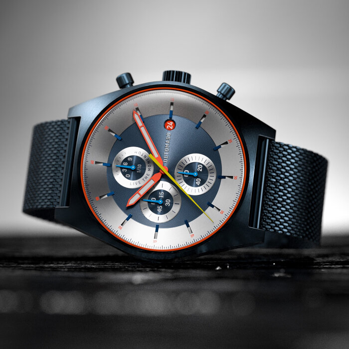 Detomaso D10 Chronograph Limited Edition Blue D10-01-09 Horlogewatch