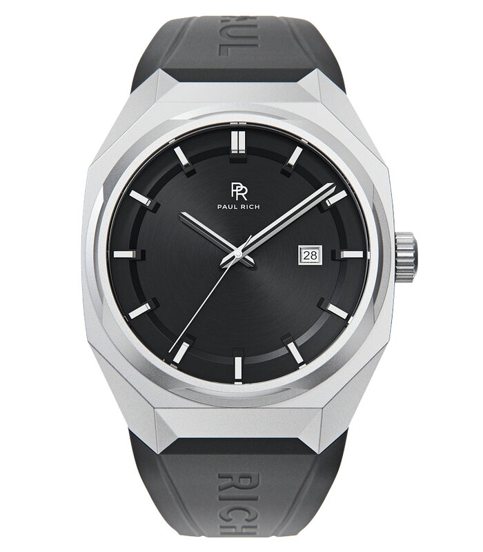 Paul Rich Black Blizzard Rubber Elements Horlogewatch