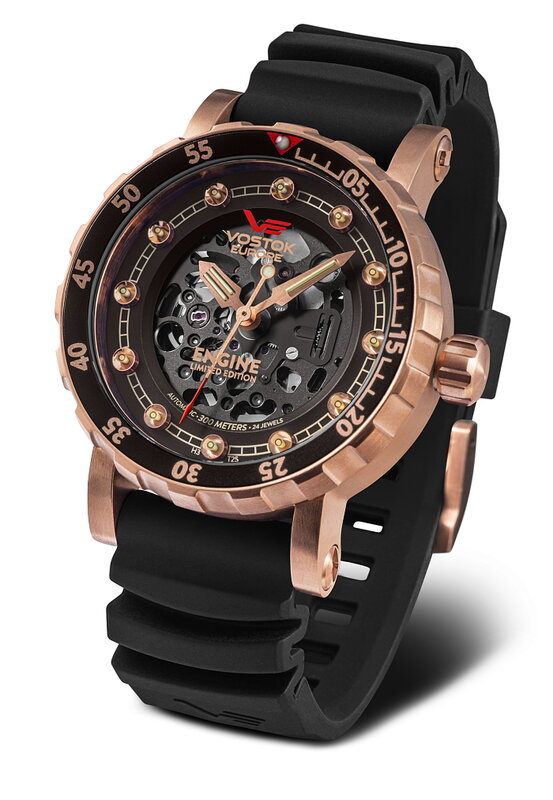 Vostok Europe Engine Skeleton Limited Edition Automatic NH72-571B648 Horlogewatch