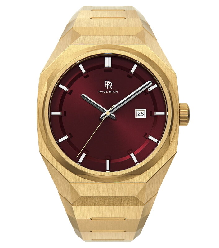 Paul Rich Red Howlite Steel Automatic Elements Horlogewatch