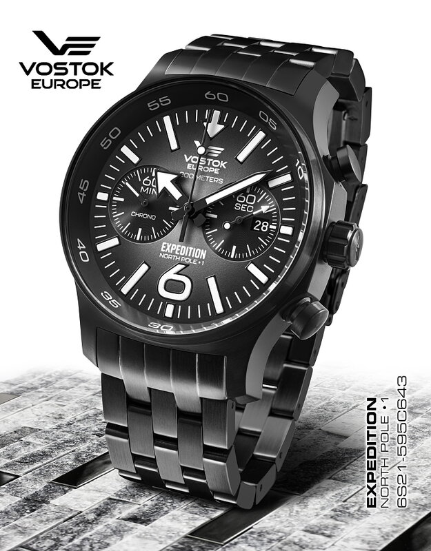 Vostok Europe Expedition North Pole 1 Chronograph 6S21-595C643B Horlogewatch