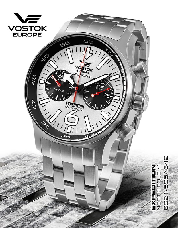 Vostok Europe Expedition North Pole 1 Chronograph 6S21-595A642B Horlogewatch