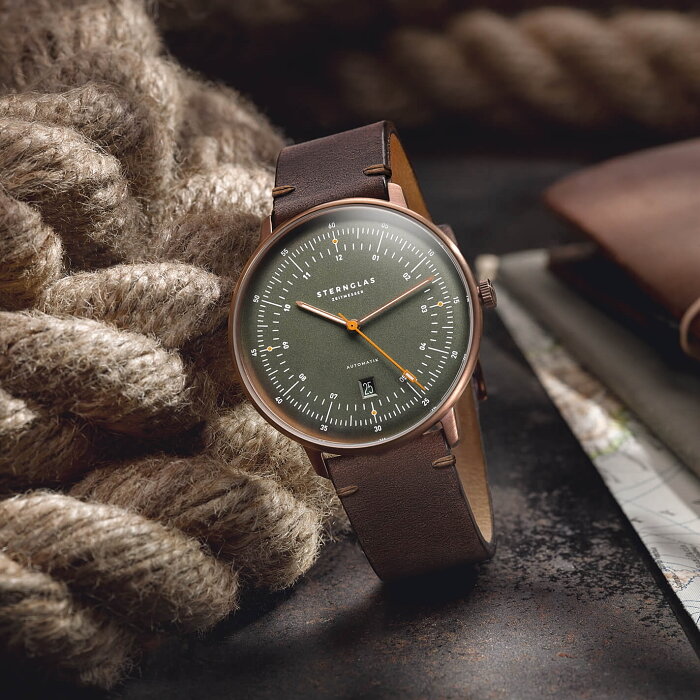 Sternglas Hamburg Automatic Limited Edition Bronze Horlogewatch