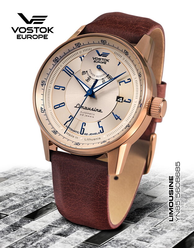 Vostok Europe GAZ 14 Automatic Power Reserve YN85-560B685 Horlogewatch