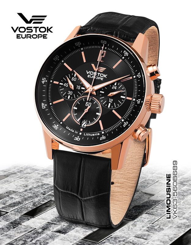 Vostok Europe GAZ 14 Chronograph Quartz VK63-560B689 Horlogewatch