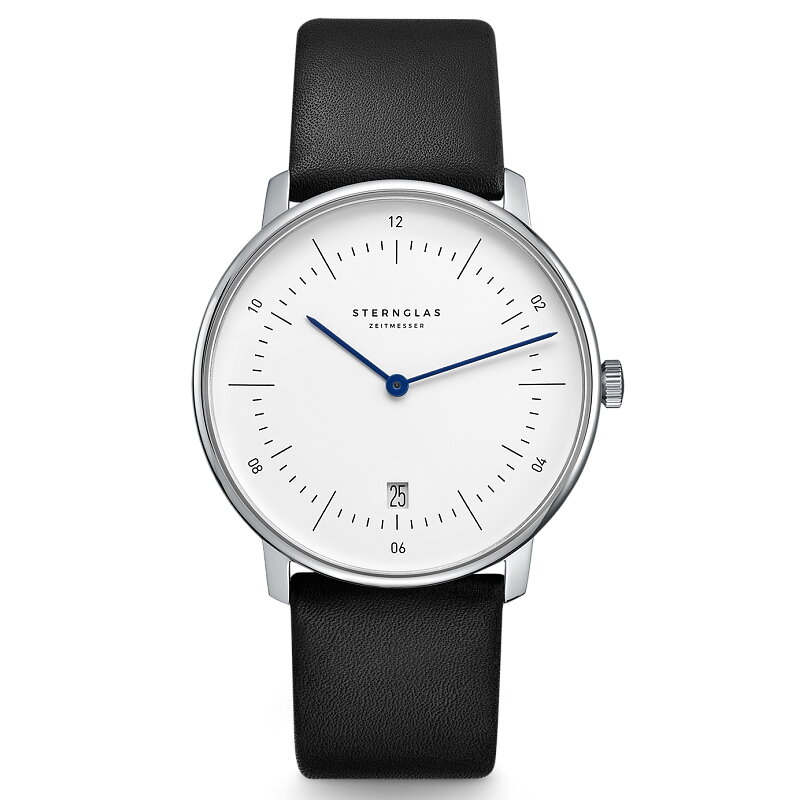 Sternglas Naos White Black Strap Horlogewatch