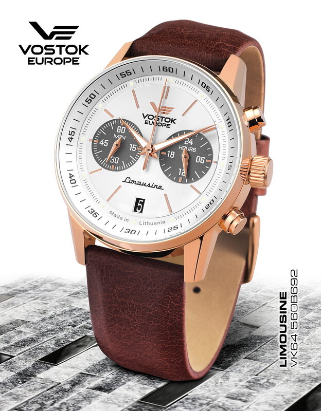 Vostok Europe GAZ 14 Chronograph Quartz VK64-560B692 Horlogewatch