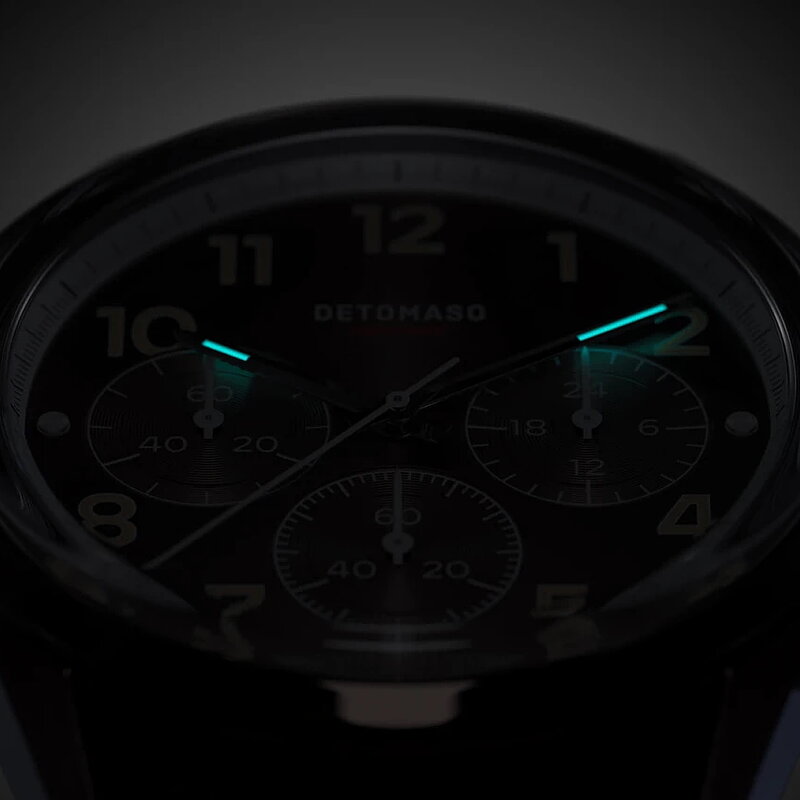 Detomaso Heritage Chronograph Espresso D12-04-63 Horlogewatch