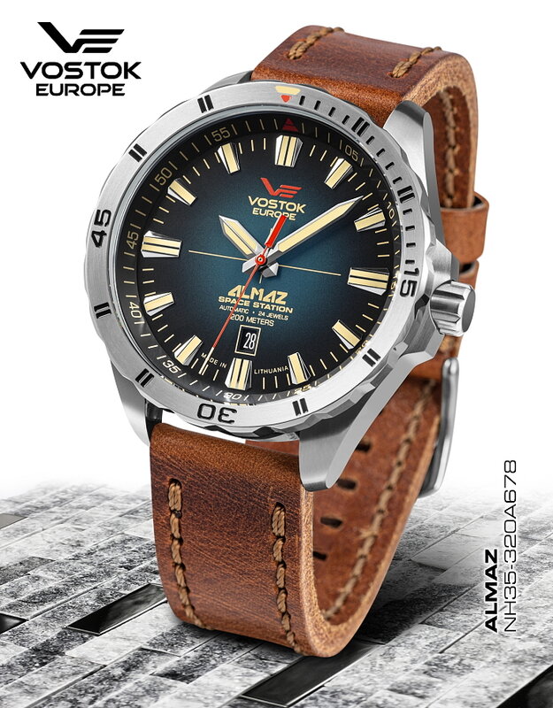 Vostok Europe Almaz Automatic NH35-320A678 Horlogewatch