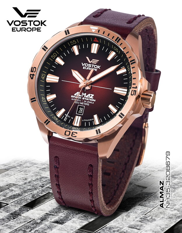 Vostok Europe Almaz Automatic NH35-320B679 Horlogewatch