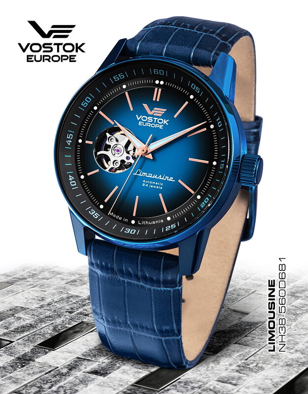 Vostok Europe GAZ 14 Automatic Open Balance NH38-560D681 Horlogewatch