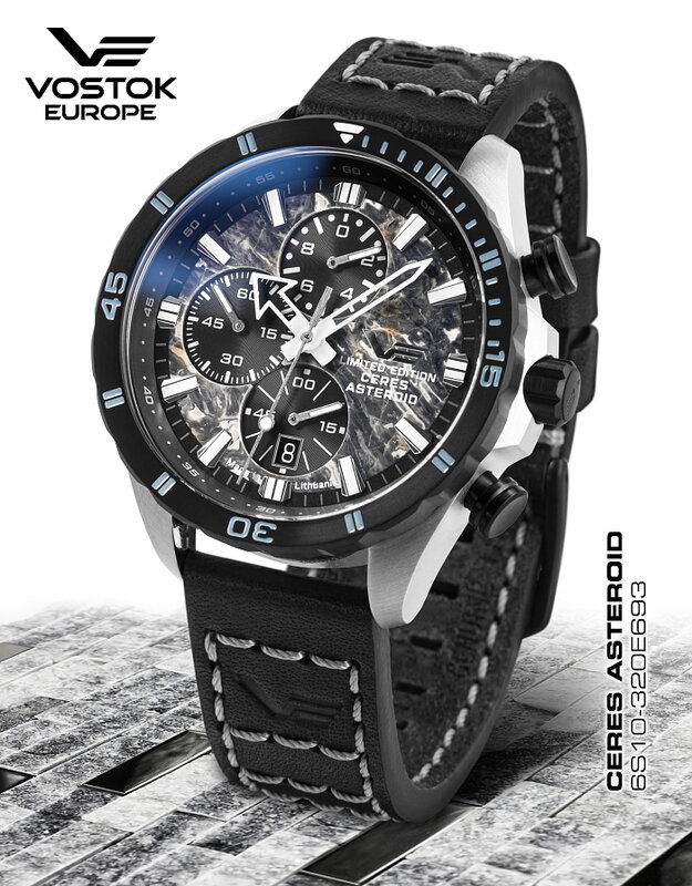 Vostok Europe Ceres Asteroid Limited Edition Chronograph 6S10-320E693 Horlogewatch