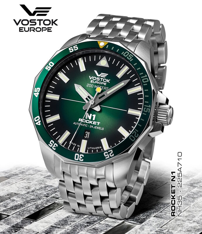 Vostok Europe Rocket N1 Automatic NH35-225A710B Horlogewatch