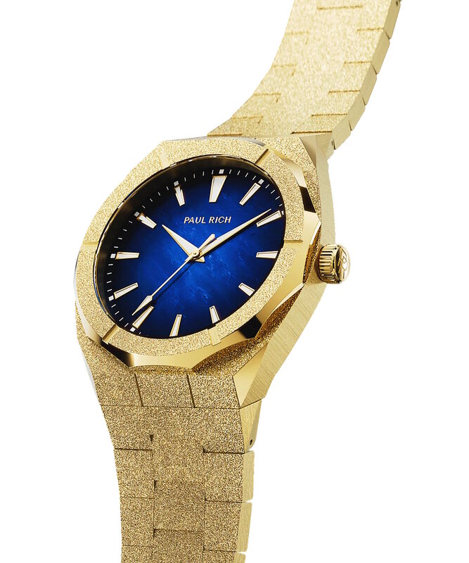 Paul Rich Frosted Star Dust Golden Tide 45 mm Horlogewatch