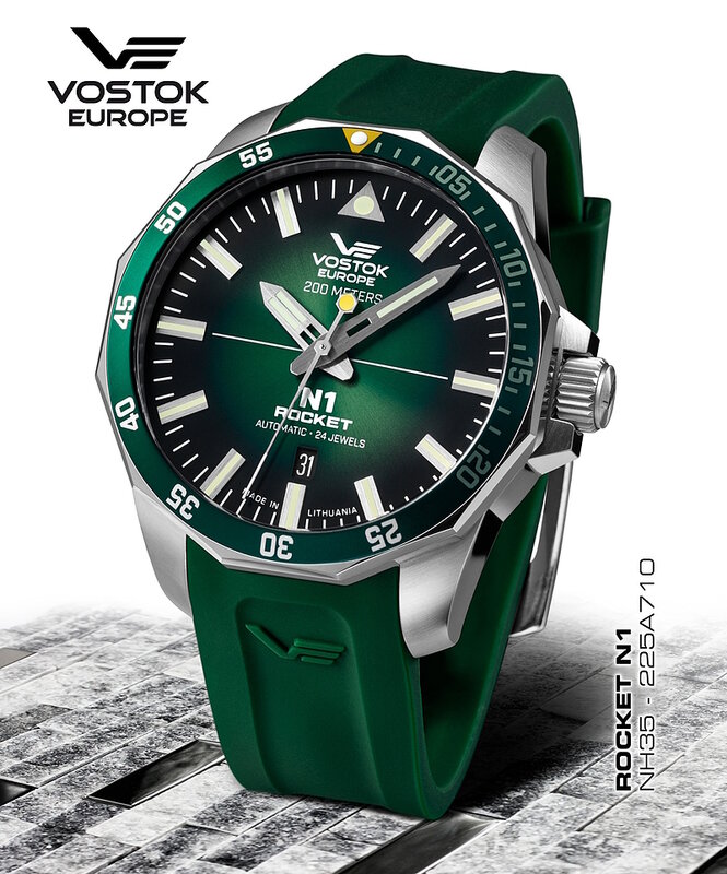 Vostok Europe Rocket N1 Automatic NH35-225A710 Horlogewatch