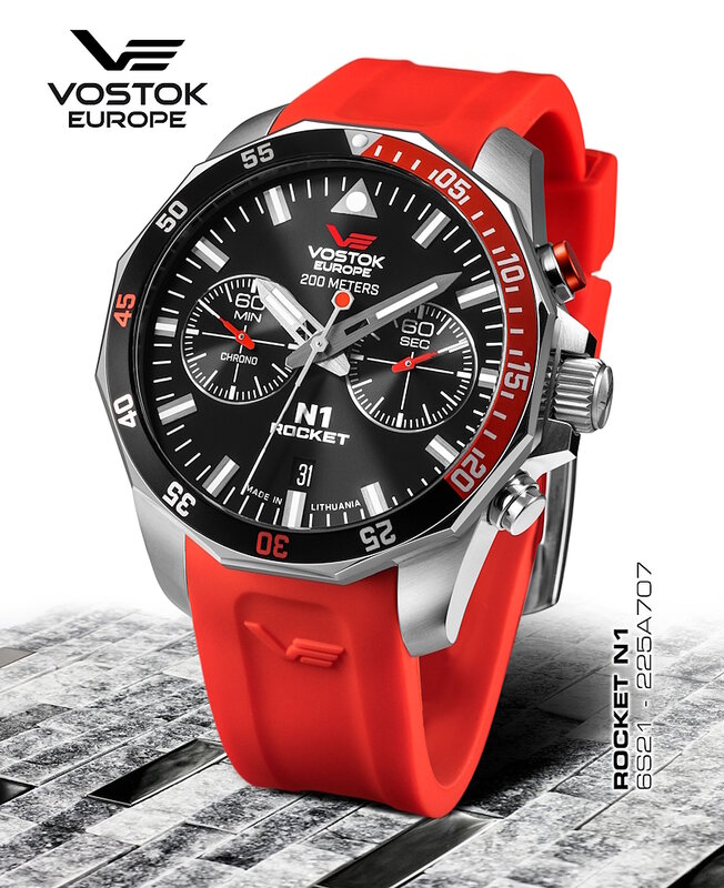 Vostok Europe Rocket N1 Chronograph Quartz 6S21-225A707 Horlogewatch